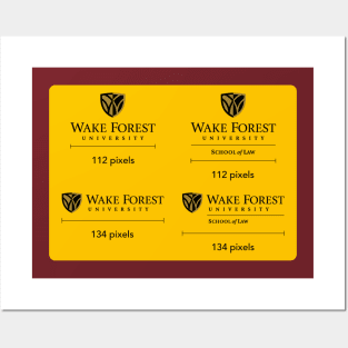 Wake Forest design for T-shirt Posters and Art